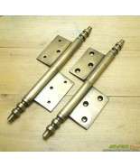Pair of Solid Brass Art Deco Lift Off Hinge - Vintage Hinges - 7.00&quot; Inches - $35.00