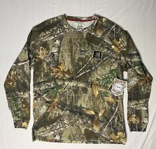 NWT Real Tree Edge Camo T Shirt Men’s Size XL Long Sleeve Scent Control ... - $15.00
