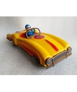 SPORTS CONVERTIBLE CAR ✱ Vintage Rare Tin Toy Blechspielzeug ~ Portugal ... - £43.07 GBP