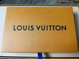 Louis Vuitton Orange Box 8.25&quot;x5.5&quot;x1.75&quot; Empty Box - $435.95 MXN