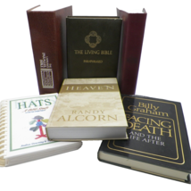 Bible Study Book Lot of 6 Books The Message Living Bible Hats Bible Study &amp; More - £23.81 GBP