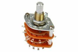 6 Position 4-Pole Rotary Guitar Pickup Selector Switch - Includes Knob - £21.26 GBP