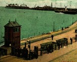  Admiralty Pier Dover Bay Kent United Kingdom England 1910s DB Postcard UNP - $4.42
