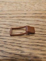 LEGO Minifigure Accessory Long Brown Leather Bag Satchel - $1.89