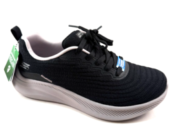 Bobs from Skechers 117731 Black Lace Up Comfort Sneaker - $82.14 CAD
