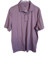 UNTUCKit Men&#39;s Purple Short Sleeve Style Van Der Heyden Polo Shirt Size XL - $25.25