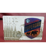 Lot of 6 Starbucks 2018 Die Cut SUPERDAD Key Chain Gift Cards New with Tags - £13.85 GBP