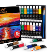 Acrylic Paint Set for Pumpkin Painting, 16 Colors Painting Supplies for ... - €8,98 EUR