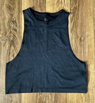 Offline By Aerie Tank Top Women’s Size Small Heathered Black Yoga EUC - £13.93 GBP