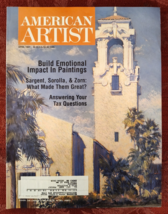 AMERICAN ARTIST April 1997 Bill James Patricia Pilie Everett Raymond Kinstler - £7.78 GBP