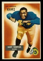 Vintage Football Card 1955 Bowman #23 Harry Thompson Los Angeles Rams Guard - £8.59 GBP