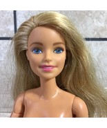 Barbie Made To Move 2016 Articulated Blonde Hair Permanent Blue Jeans Fl... - £15.56 GBP