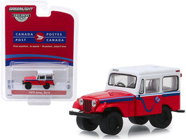 1975 Jeep DJ-5 Canada Post Red w White Top Hobby Exclusive 1/64 Diecast Car Gree - £14.66 GBP