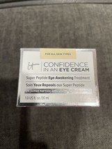 It Cosmetics Confidence In An Eye Cream Brightens &amp; Transforms Full Size Nib - £29.21 GBP