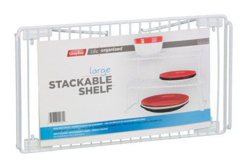 Grayline Life Organized 6 in. H x 9 in. W x 17-1/3 in. L PE Coated White - $20.94