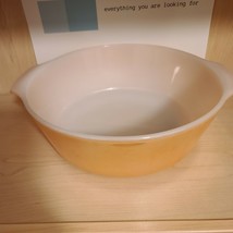 Vintage Anchor Hocking 3-Qt Round Casserole Peach Luster - $48.51