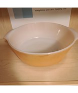 Vintage Anchor Hocking 3-Qt Round Casserole Peach Luster - $68.22 CAD