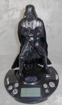 Star Wars Darth Vader Alarm Clock Radio Lightsaber 2011 Black No Light S... - $14.73