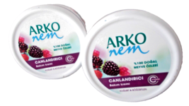 Lot 2 ARKO NEM Blackberry &amp; Yogurt Revitalizing Hand &amp; Body Cream 10.1 oz - $16.82