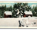 Comic Outhouses in Winter at The Ends of the Trails WB Postcard H29 - $3.91