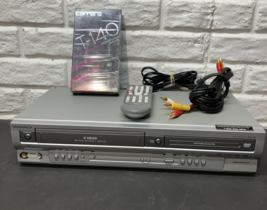 Magnavox MSD805 DVD-VCR Combo VHS Player Recorder w/remote AV cables blank tape - £76.58 GBP