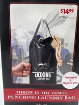 Gym Tote Canvas Punching Laundry Bag Shoulder Strap Throw In Towel 32&quot; X 20&quot; - £6.76 GBP