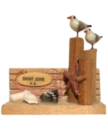 Saint John New Brunswick Canada Nautical sea gulls ocean Vintage Fridge ... - £8.25 GBP