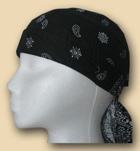 Black Bandanna Headwrap - £4.24 GBP