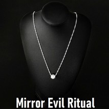 White Witch Mirror Evil Ritual Charm Talisman Reflect Bad Karama Draw Good Only - £46.39 GBP