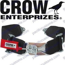 Crow Enterprizes Black 3 Inch Wide Lap Seat Belt 50 Inches Long With Quick Relea - £58.87 GBP