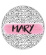 Personalized Dalmatian Pattern : Gift Coaster Dog Pet Modern Abstract Sc... - £5.54 GBP