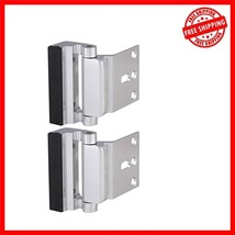 2 Pack Silver Door Reinforcement Locks - 800 Lbs Force for Ultimate Safety - $585.40 MXN