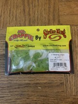 Mr Crappie By Strike King #MRCSPCT-224 2&quot;Shadpole Curlytail Pepper Shad-... - $219.20 MXN