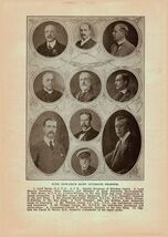 Antique 1910 Print The Life Of King Edward VII and Career of King George... - $30.46 CAD