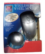 PC Concepts PS/2 Wheel Wireless Wheel Mouse Digital Radio Frequency Tech... - £10.11 GBP