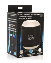 Lovebotz Mini Vibrating Double Stroker - Black - $48.27