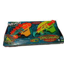 Nerf DinoSquad Stego-Duo, 2 Blasters, 10 Nerf Elite 2.0 Darts Damaged - £8.77 GBP