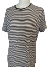 Matinique Jermane Gray and White Striped Short Sleeve Tee, Men's Size XX... - $18.99