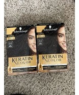 Schwarzkopf Keratin Color &amp; Moisture Permanent Hair Color Cream, 5.0 Dar... - $19.39 CAD