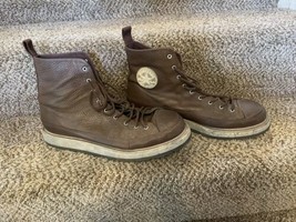 Converse Mens Size 13 Brown Leather Chuck Taylor All Star Crafted Boots 162354C - £98.92 GBP