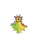 Taggies Multi-Color Lion Plush Lovey Security Blanket Toy Colorful Tags 14&quot; - $33.83 CAD