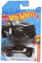 Hot Wheels &#39;19 Chevy Silverado Trail Boss LT, [Black] 151/250 Hot Trucks... - $11.59