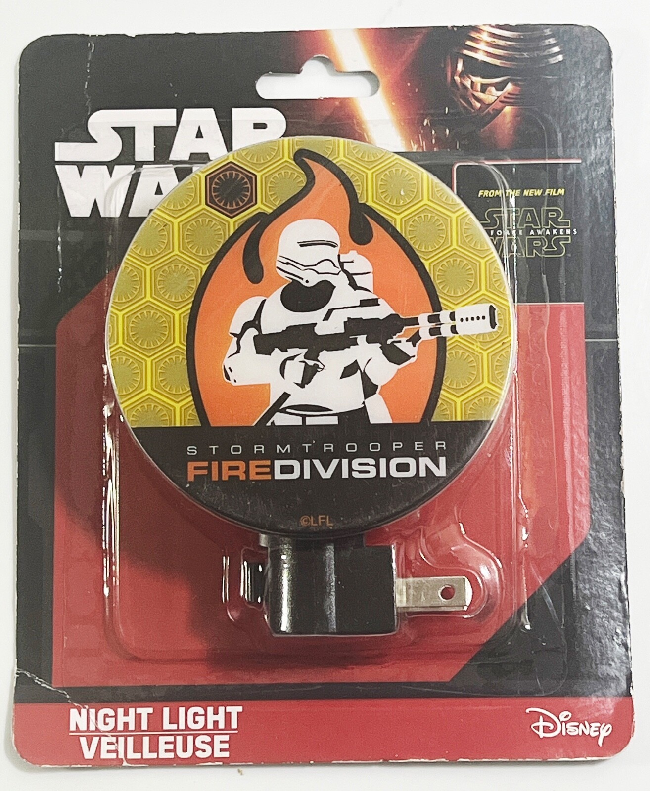 Disney Star Wars Stormtroopers Fire Division Night light Veilluse  (BRAN... - $9.89