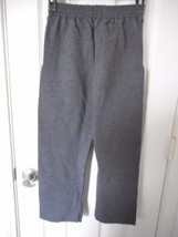 Boys Hanes Open Leg Sweat Pants Dark Gray Size XS 4/5  NEW - £7.20 GBP