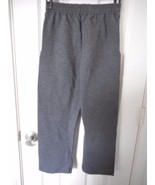 Boys Hanes Open Leg Sweat Pants Dark Gray Size XS 4/5  NEW - £7.01 GBP