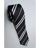Black White #8 striped 5cm Necktie - $19.99