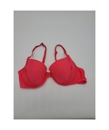 Victoria&#39;s Secret Demi Bust Bra Womens 34C Pink Padded Adjustable Straps - £15.96 GBP