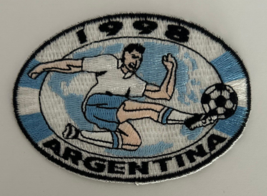 Argentina Futbol Soccer Patch  1998 Flag Colors - $7.69