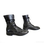 NEW US MILITARY RO-SEARCH BLACK POLISHED LEATHER COMBAT BOOTS ALL SIZES - £63.73 GBP