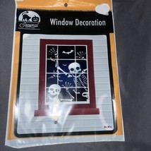 Halloween Window  Skeletons 30 X 48 Inch  New - $7.47